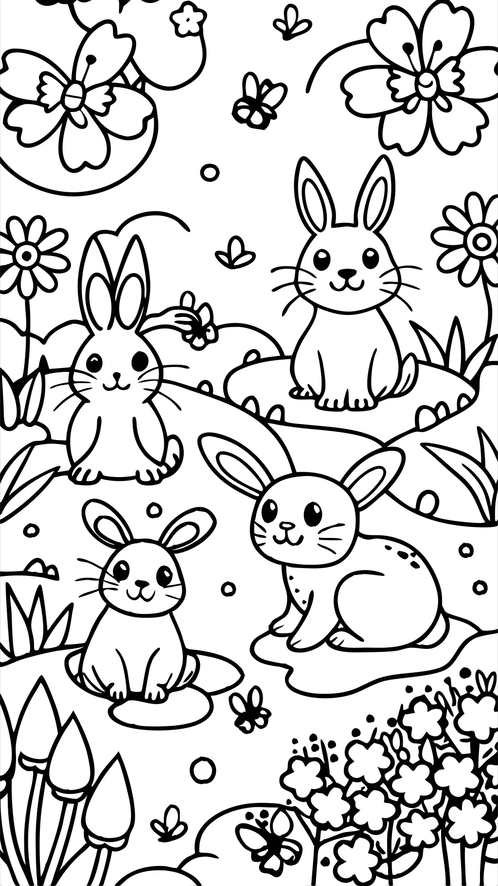 bunny pictures coloring pages